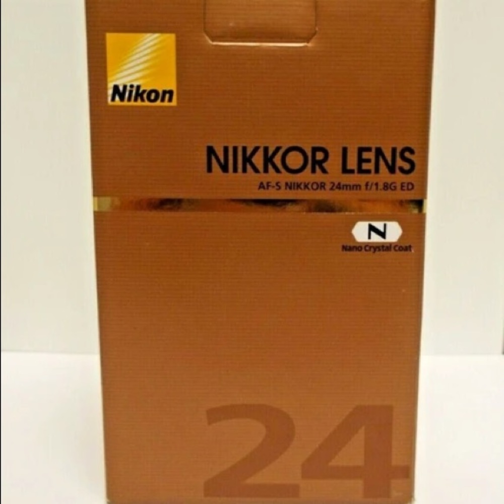New Open-Box Nikon Nikkor Lens AF-S 24MM f/1.8G ED